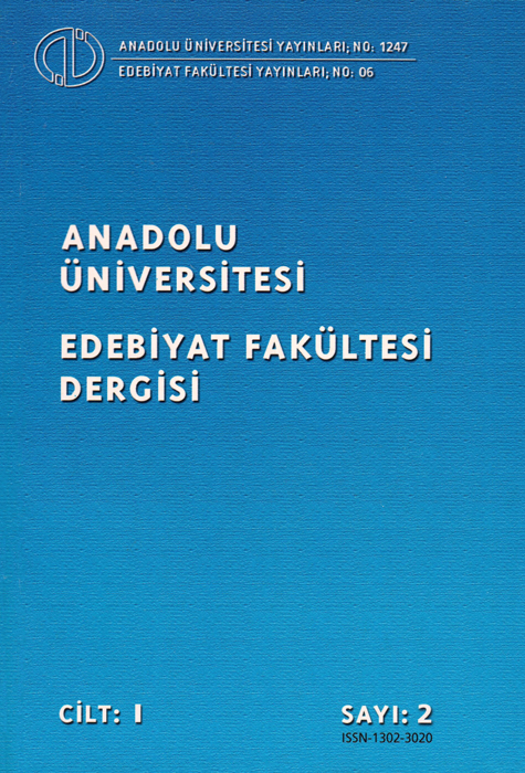Anadolu Üniversitesi Edebiyat Fakültesi Dergisi